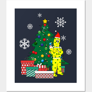 Spotty Around The Christmas Tree SuperTed Posters and Art